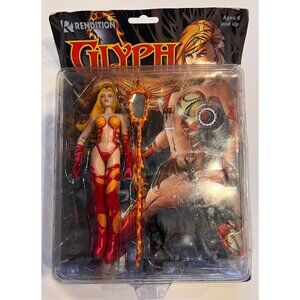 Rendition Glyph Action Figure 7-Inch Collectible w/ Accessories, Bat, Wolf ©1998